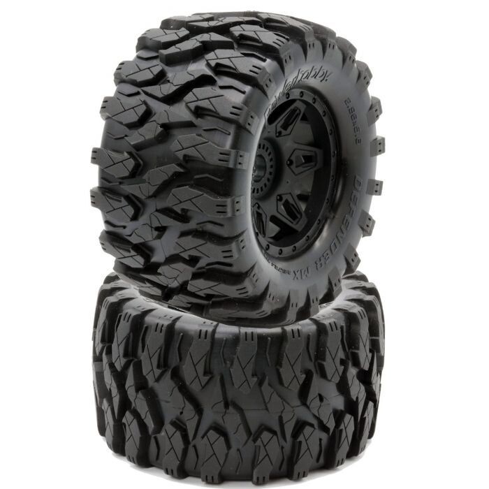 Powerhobby Defender MX Belted All Terrain Tires Mounted 17mm PHT2383