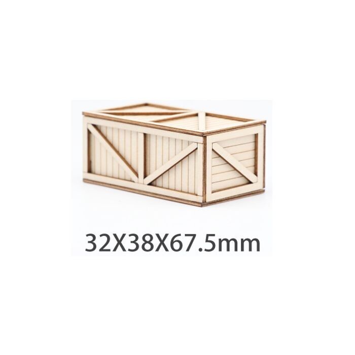 Powerhobby 1/18 Scale Wooden Box Decoration for RC Crawler Accessories PHB5261