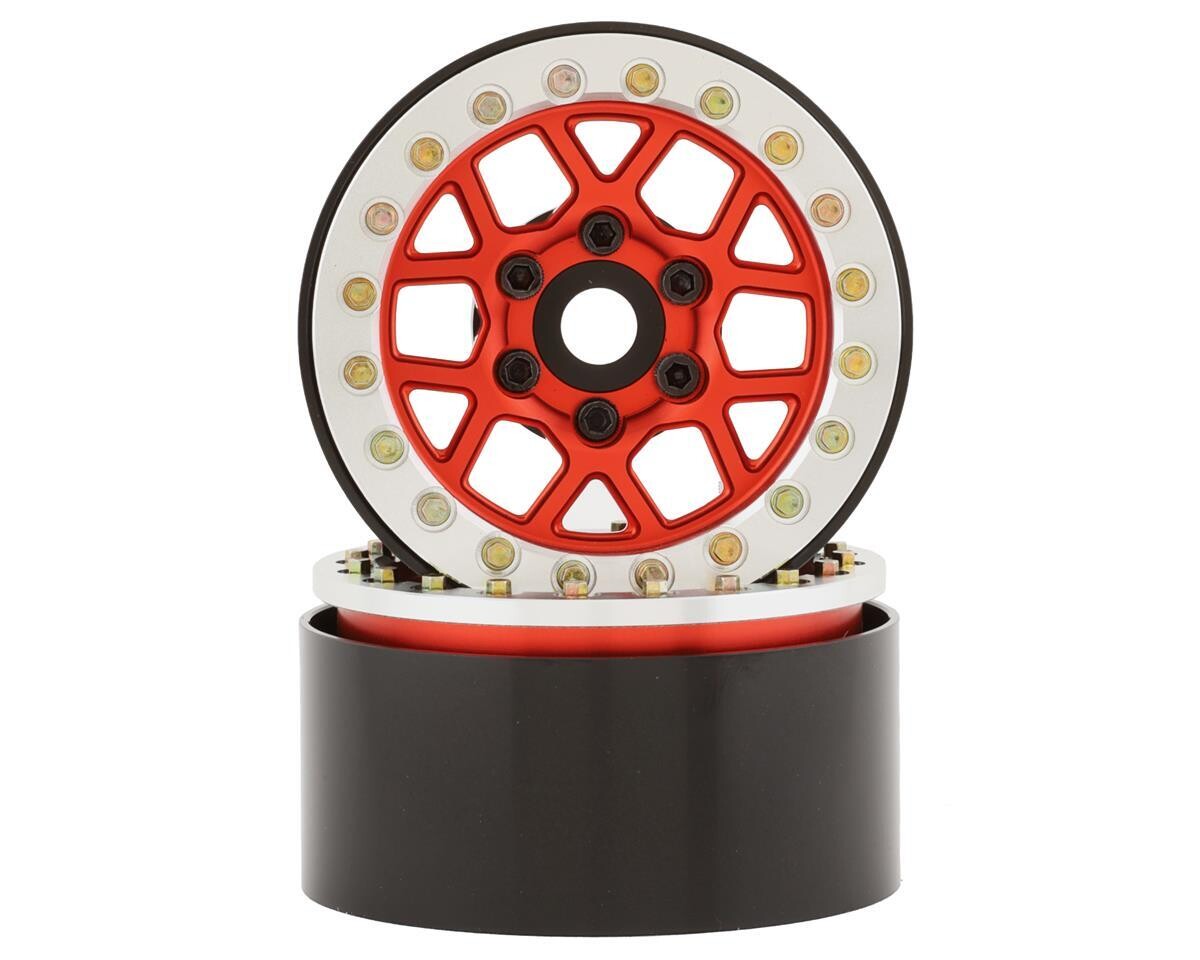 SSD RC 1.9&quot;&quot; Boxer Beadlock Wheels (Red) SSD00538