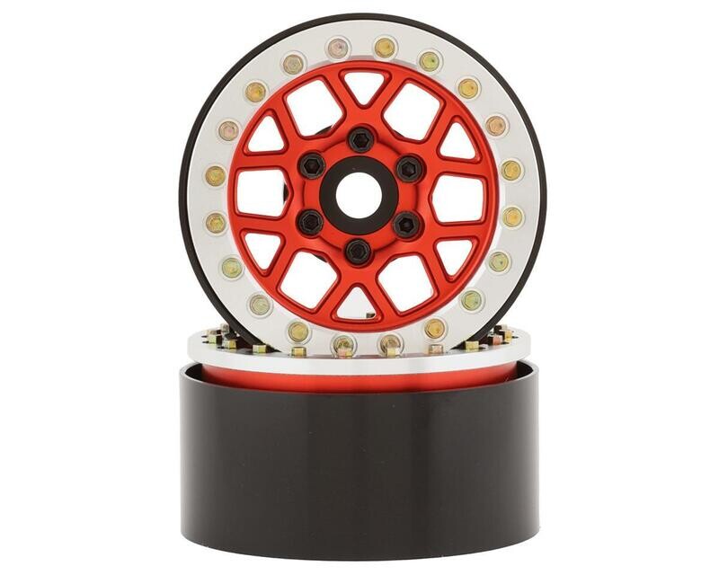 SSD RC 1.9&quot;&quot; Boxer Beadlock Wheels (Red) SSD00538