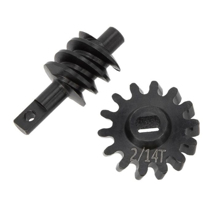 Powerhobby Axial SCX24 Steel Overdrive Gears Diff Worm Set 2T/14T Overdrive 23% PHSCX24770