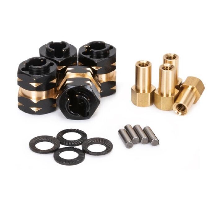 Powerhobby Extended Hex Hubs Wheel Spacers +5mm Axial SXC24 PHB5210