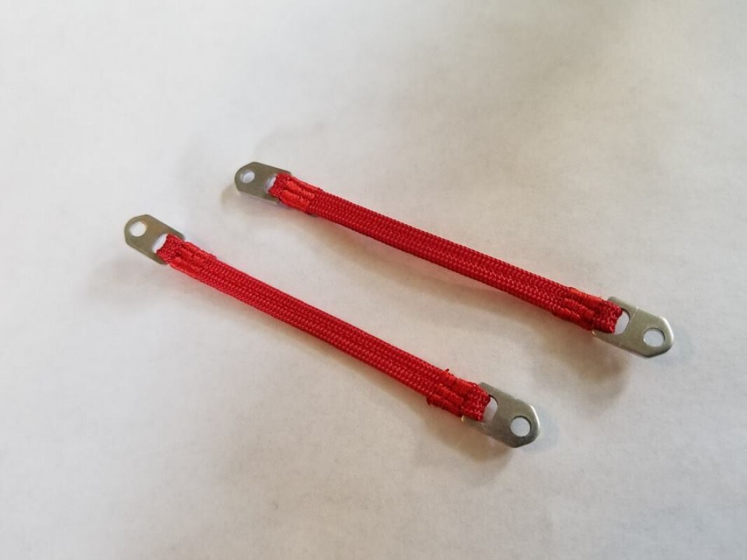 KNK 100mm Limit Straps (Pair) - Red