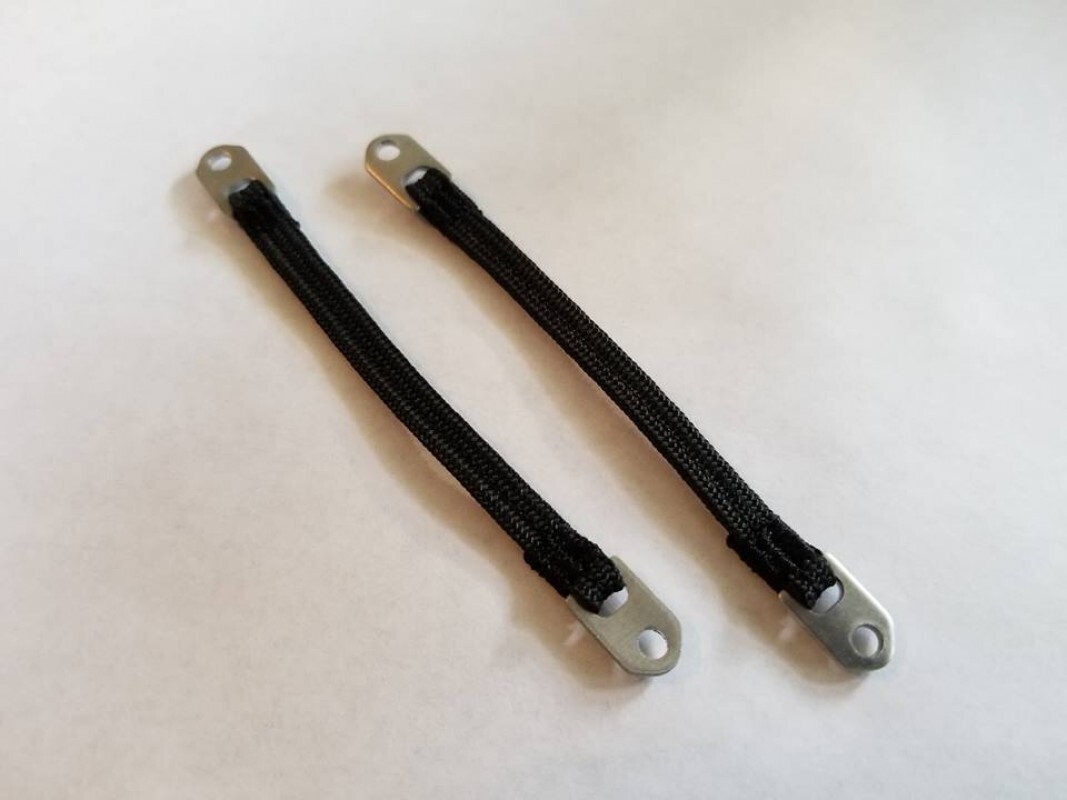 KNK 90mm Limit Straps (Pair) - Black