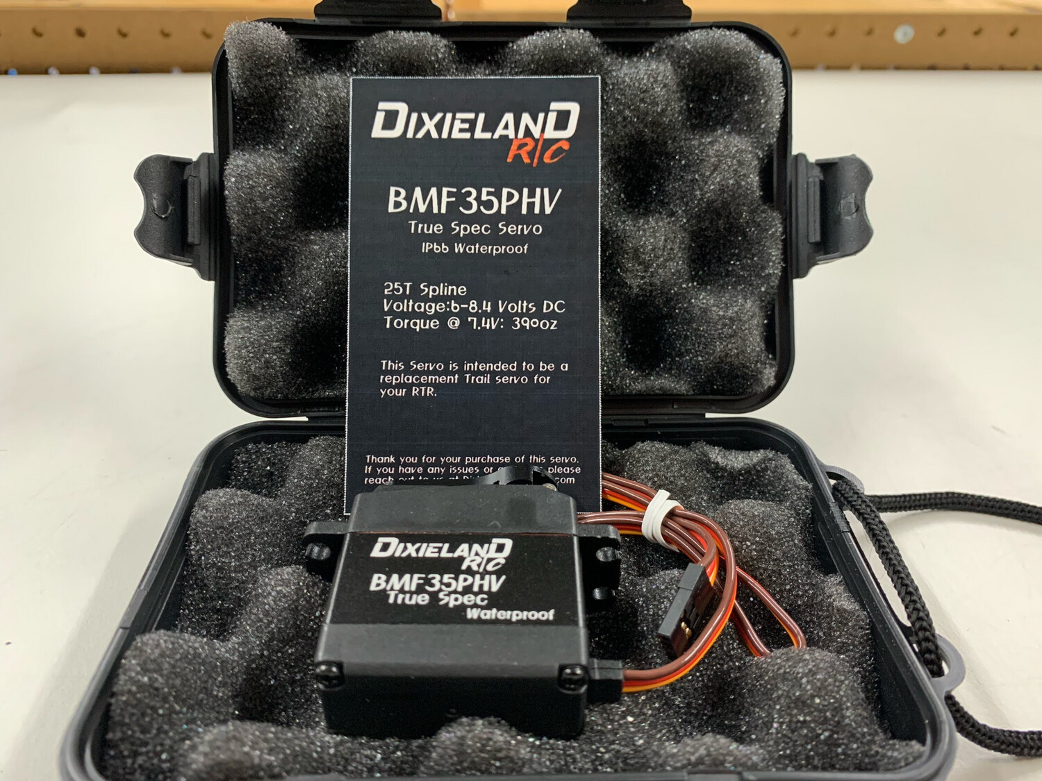 Dixieland R/C BMF35PHV Trail Servo (8.4v Max)