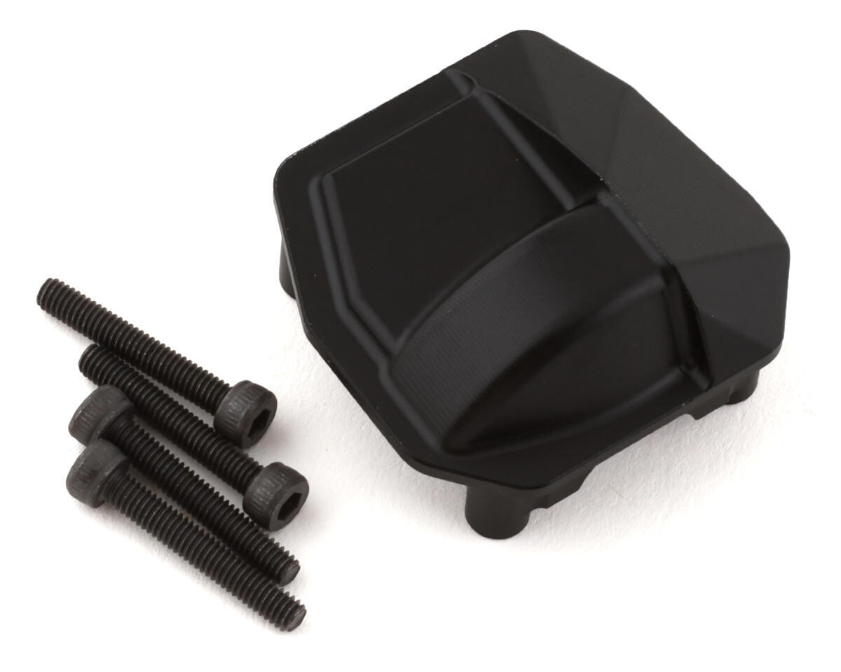 SSD RC SCX10 HD Brass Straight Axle Differential Cover (Black) (30g) (III &amp; Pro) SSD00504