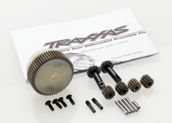 Traxxas Planetary gear differential with steel ring gear (complete) 2388X