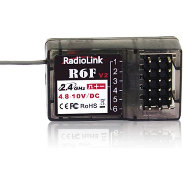 RadioLink R6F V2 2.4Ghz 6CH RC Receiver R6F