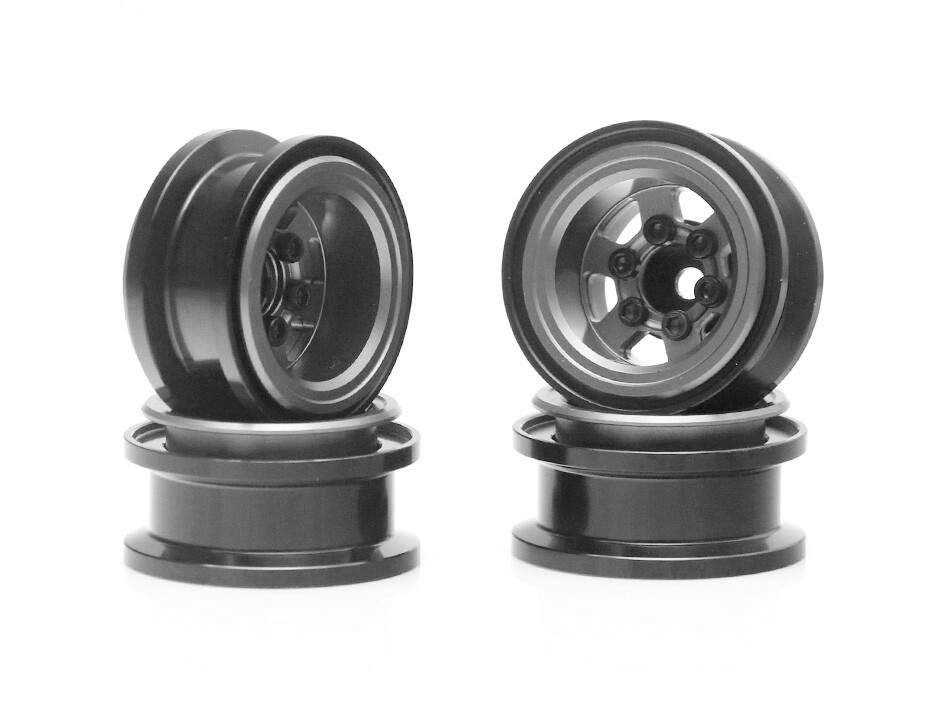 Boom Racing KRAIT™ 1.0&quot; TE37 Beadlock Wheel Lite Version (4) Gun Metal BRW780939TE37-GM