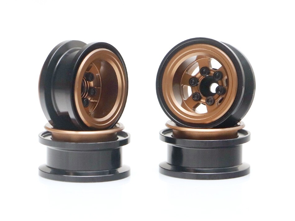 Boom Racing KRAIT™ 1.0&quot; TE37 Beadlock Wheel Lite Version (4) Bronze BRW780939TE37-BZ