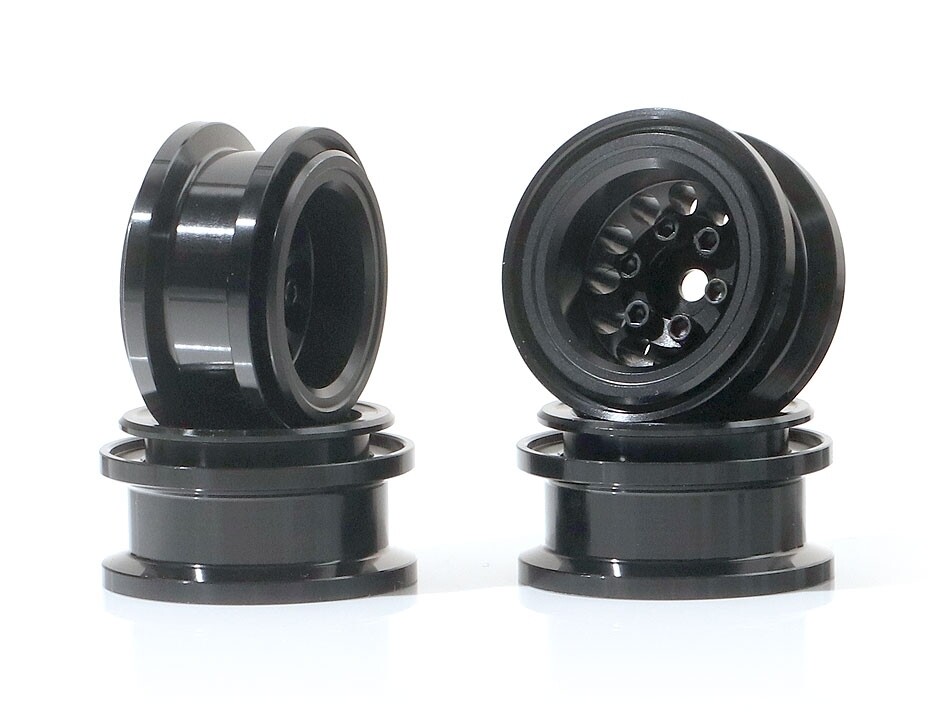 Boom Racing KRAIT™ 1.0&quot; Terra Beadlock Wheel Lite Version (4) Black BRW780939TERRA-BK