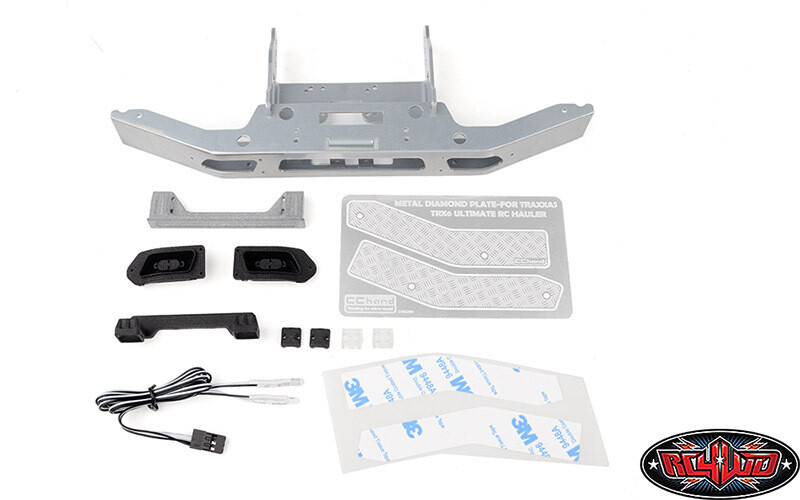 RC4WD CCHAND Prowler Front Bumper w/ Lights for Traxxas TRX-6 Ultimate RC Hauler C1440