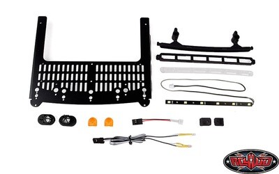 RC4WD CCHAND Roof Rack W/ Light Bar and Warning Light for Traxxas TRX-6 Ultimate RC Hauler C1437