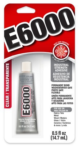 E6000 Clear Adhesive .5oz Tube