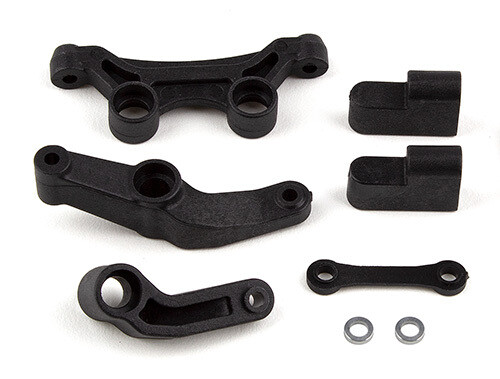 Associated Steering Set, for DR10, ProSC10, RB10, Reflex DB10, SC10.3 JRT, SC10.3 Lucas Oil, SR10, Trophy Rat ASC91391