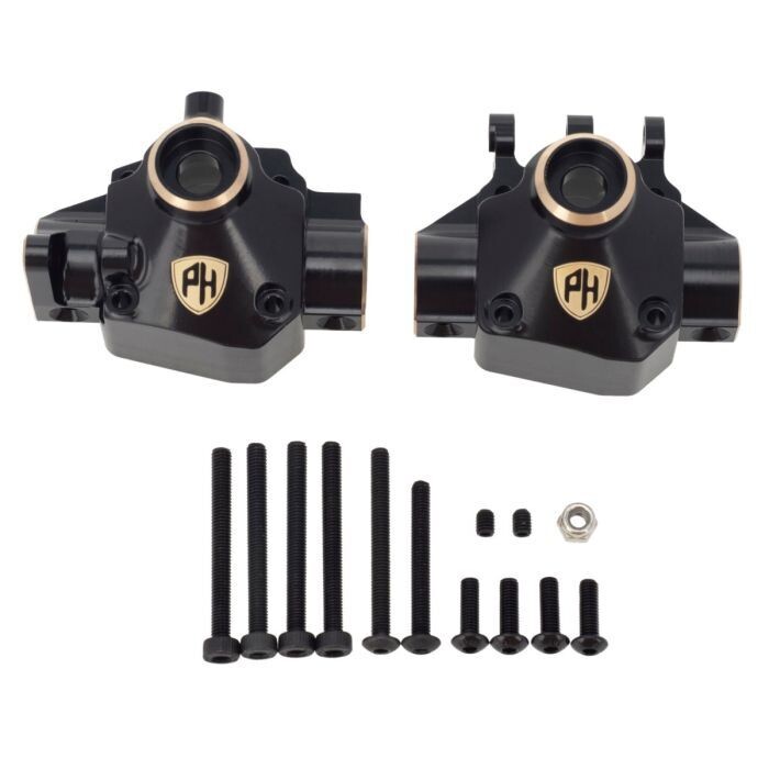 Powerhobby Brass Center 3rd Member Housing Cover Axial SCX10 Pro Axle PHB5739/PHB5741