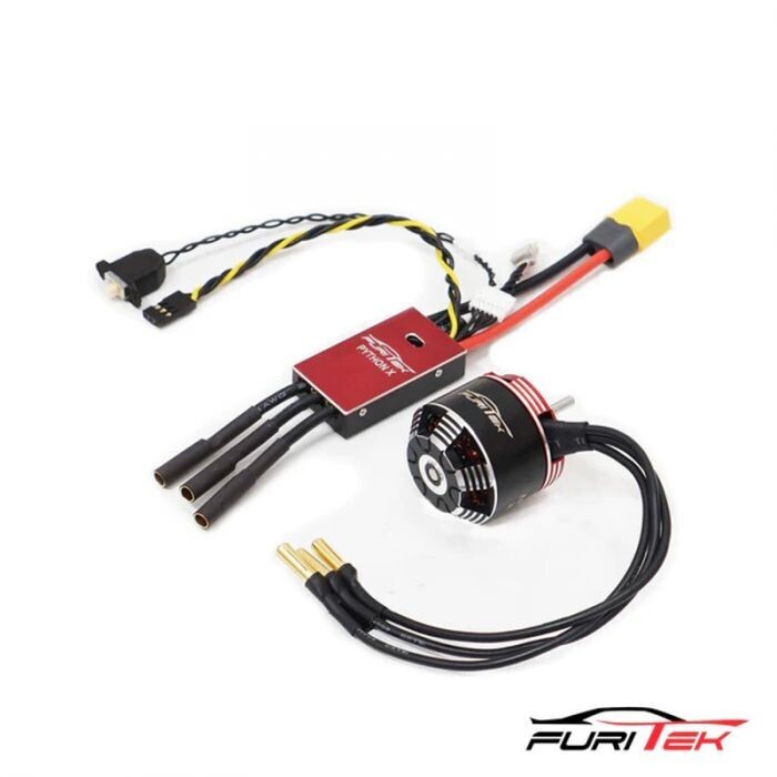 FURITEK PYTHON X BRUSHED/BRUSHLESS ESC+KOMODO TEN FOR 1/10 RC CRAWLERS FUR-2351