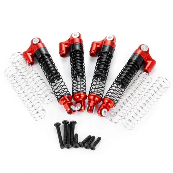 Powerhobby Long Travel 62mm Aluminum Shocks Red FOR Traxxas TRX-4M PHB5695RED