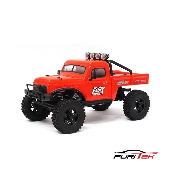 Furitek FX118 Fury Wagon 1/18 RTR Brushless Rock Crawler Red FUR-2414