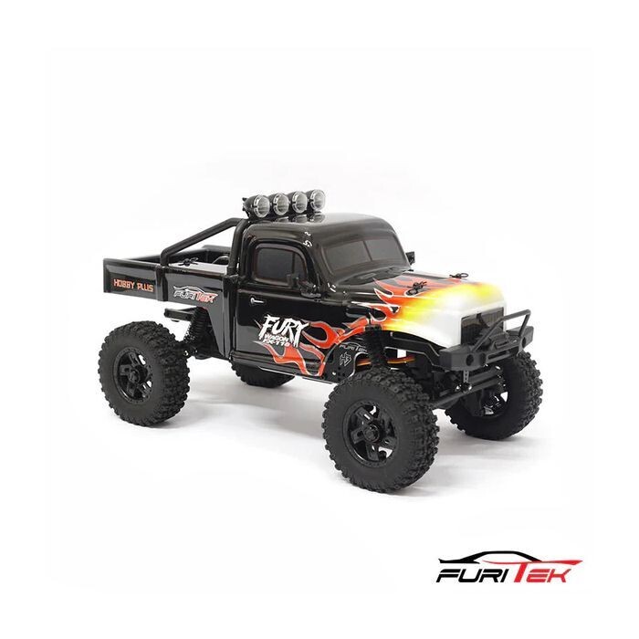 Furitek FX118 Fury Wagon 1/18 RTR Brushless Rock Crawler Black FUR-2411