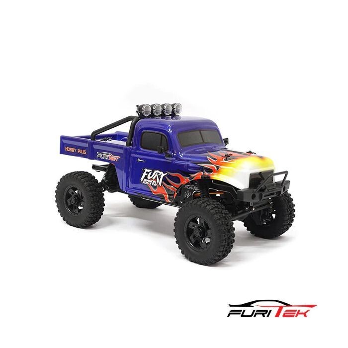 Furitek FX118 Fury Wagon 1/18 RTR Brushless Rock Crawler Blue FUR-2412