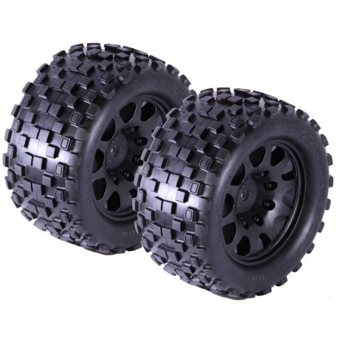 Powerhobby SCORPION XL Belted Tires / Viper Wheels (2) FOR Traxxas X-Maxx 8S PHT3275