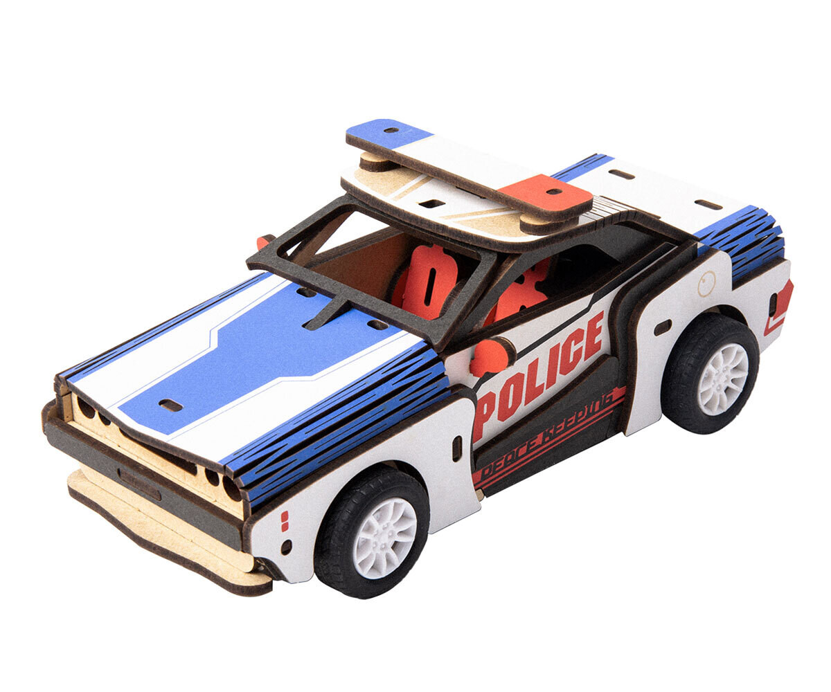 Robotime Vehicle Kits for Kids; Police Car ROEHL302
