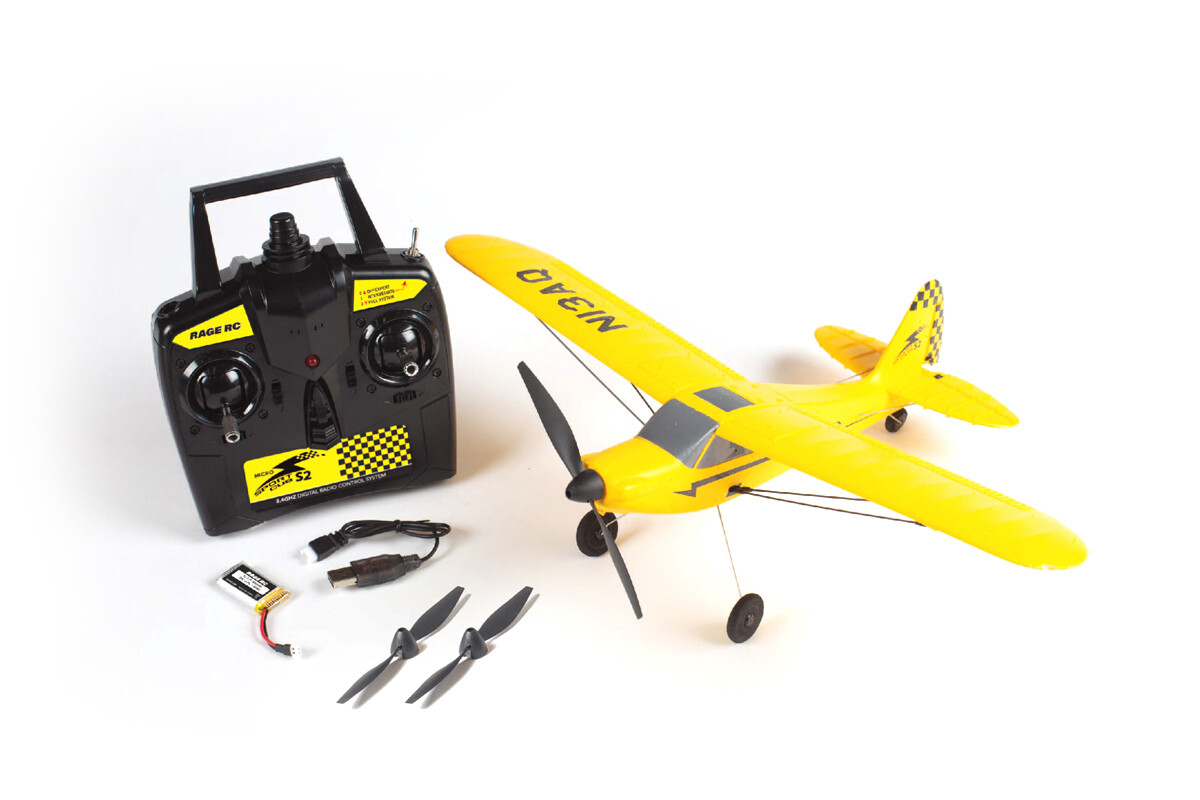 Rage R/C Sport Cub 400 Micro 3-Channel RTF Airplane with PASS System RGRA1118