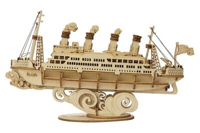 Robotime Classic 3D Wood Puzzles; Cruise Ship ROETG306