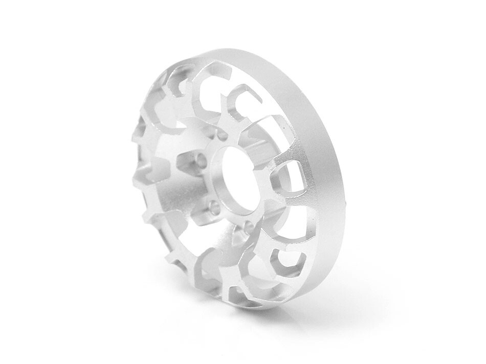 Boom Racing ProBuild™ 1.9&quot; Alum BBY Faceplate (1) Flat Silver BRPBF014BBYFS