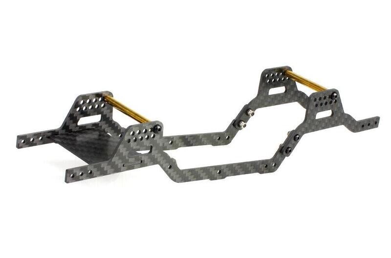 Integy Carbon Fiber Chassis Rails for Traxxas 1/18 TRX-4M Crawler C33176