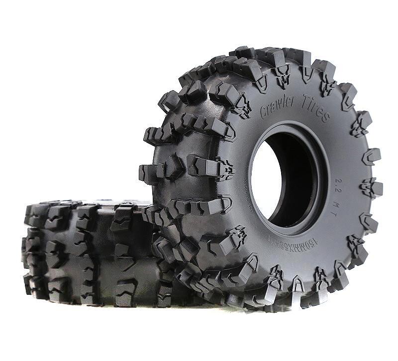 Integy All Terrain Off-Road 2.2 Size (2) Tire O.D.=150mm for 1/10 Scale Crawler C32782