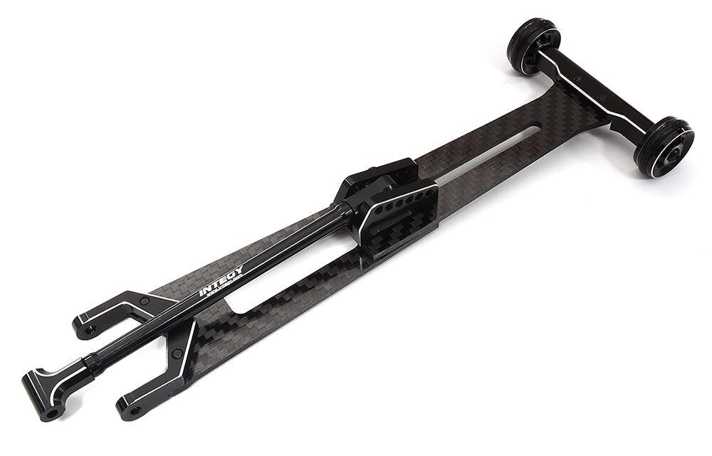 Integy CF Composite Alloy Wheelie Bar for Losi 1/10 2WD 22S Drag L=152 to 207mm C32407BLACK