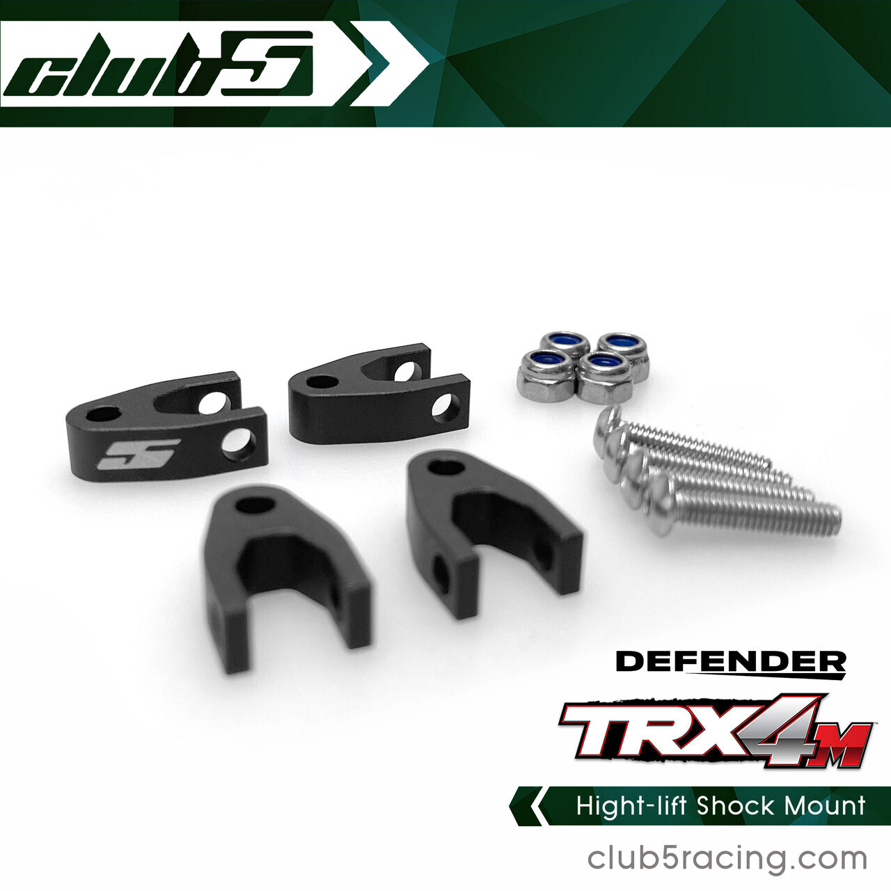 Club 5 High-Lift Shock Mount for Traxxas TRX-4M Defender / Bronco C-TRX4-113