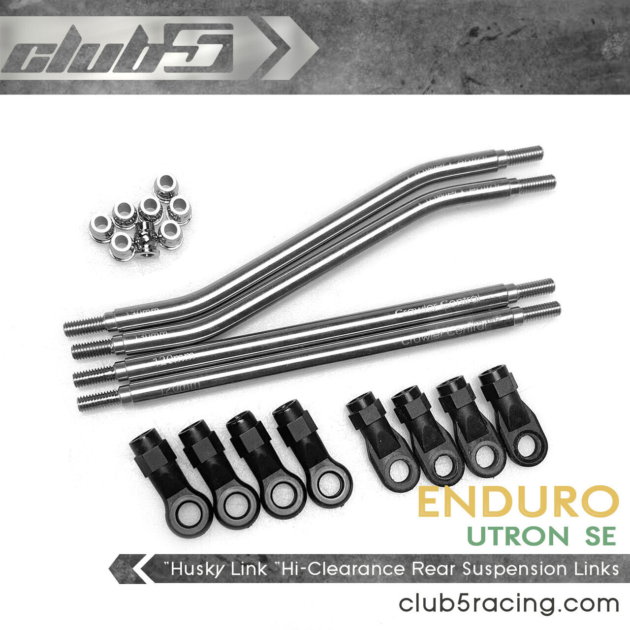 Club 5 &quot;Husky Link &quot;Hi-Clearance Rear Suspension Links for Enduro Utron SE C-ELM-117
