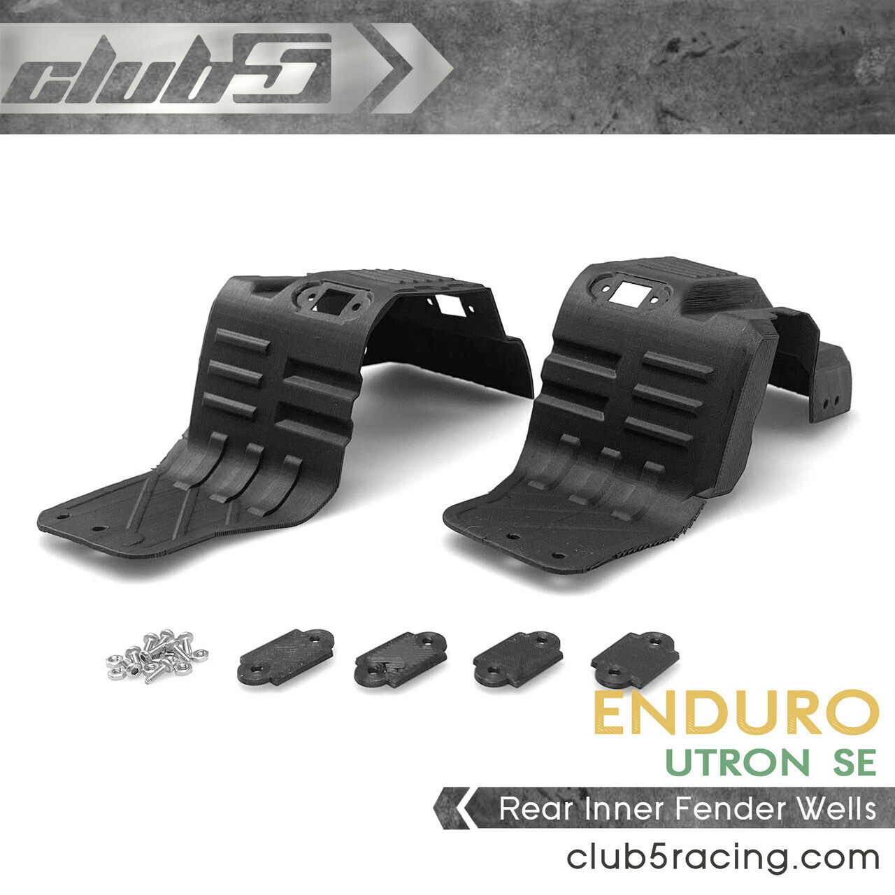 Club 5 Rear Inner Fender Wells for Element Enduro Utron SE C-ELM-122