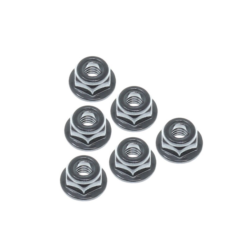 Redcat 4mm Serrated Nylon Lock Nut (6pcs) RER12694