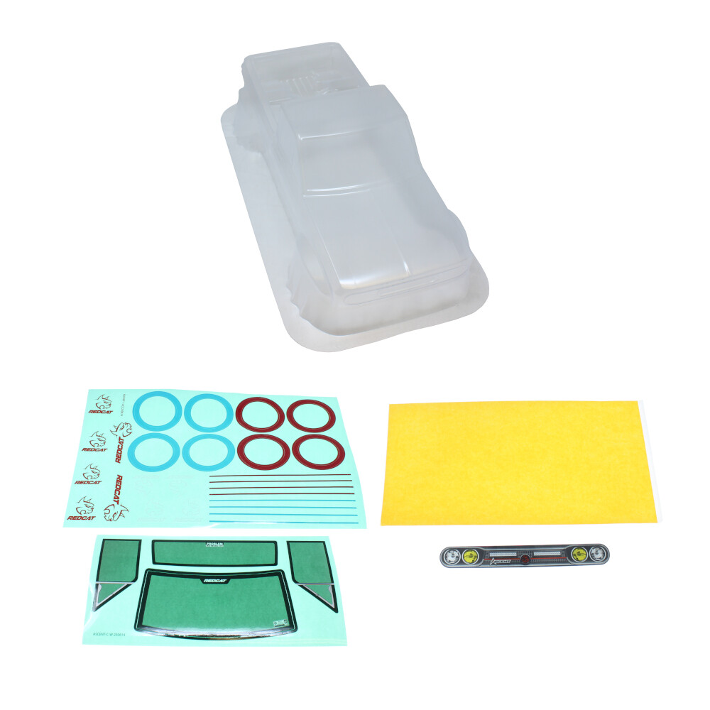 Redcat Ascent One Piece Body - Clear - RER22353