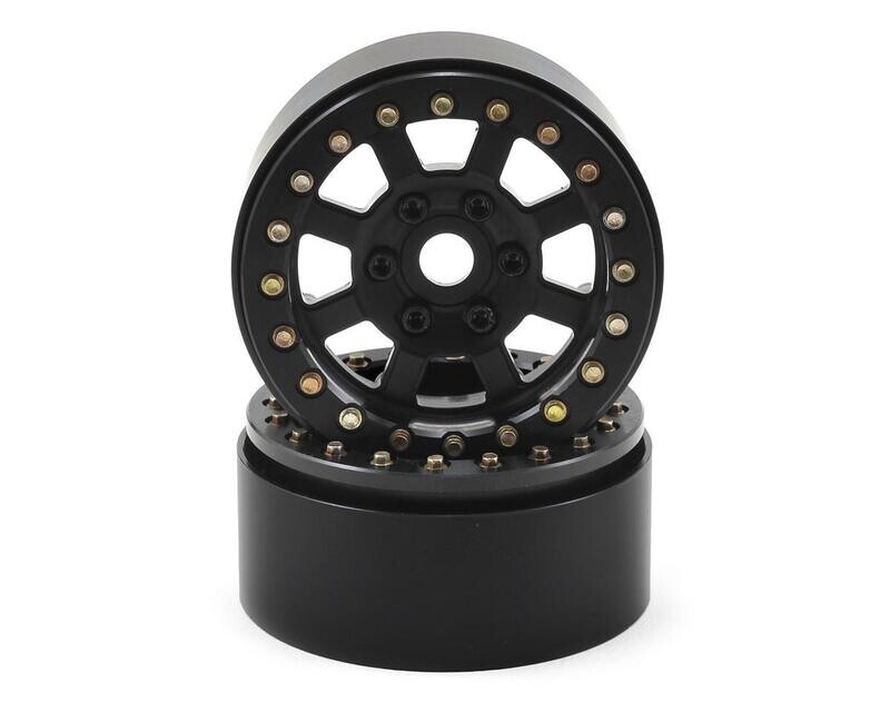 SSD RC Assassin 1.9&quot; Beadlock Crawler Wheels (Black) (2) SSD00038