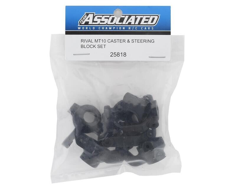 Team Associated Rival MT10 Caster &amp; Steering Block Set ASC25818