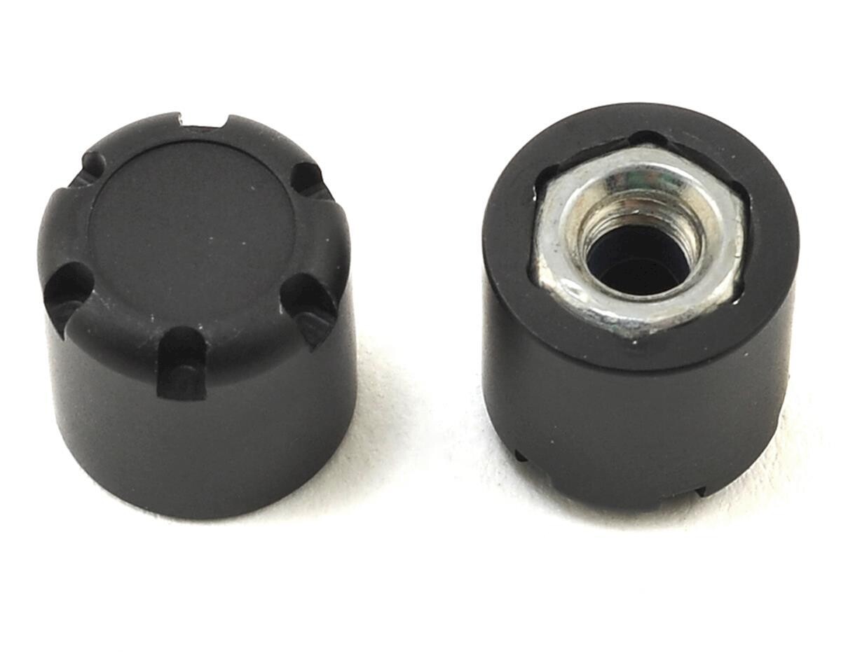 SSD RC Scale Rear Hubs (Black) (2) SSD00178