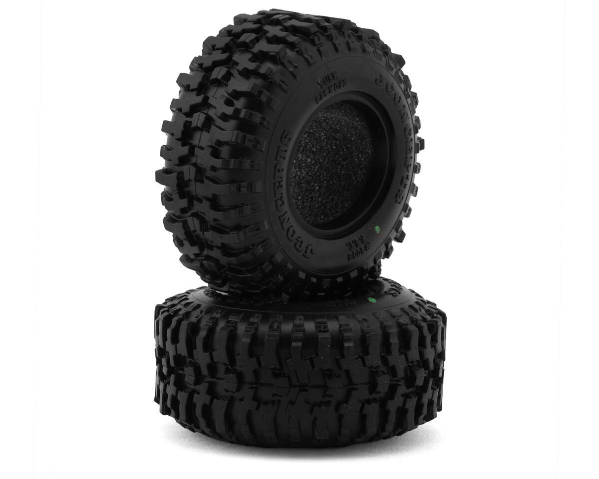 JConcepts Tusk 1.0&quot; All Terrain Crawler Tires (2) (2.25”) (TRX-4M) (Green) JCO4066-02