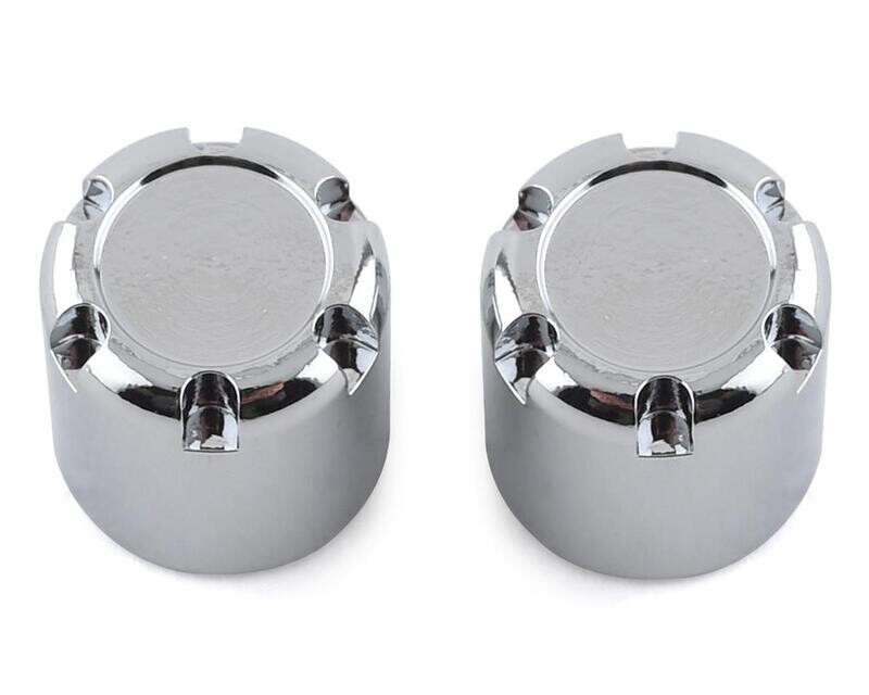 SSD RC Scale Rear Hubs (Chrome) (2) SSD00365