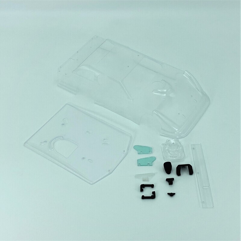 1RC Body Set, Clear, 1/18 LM 6052