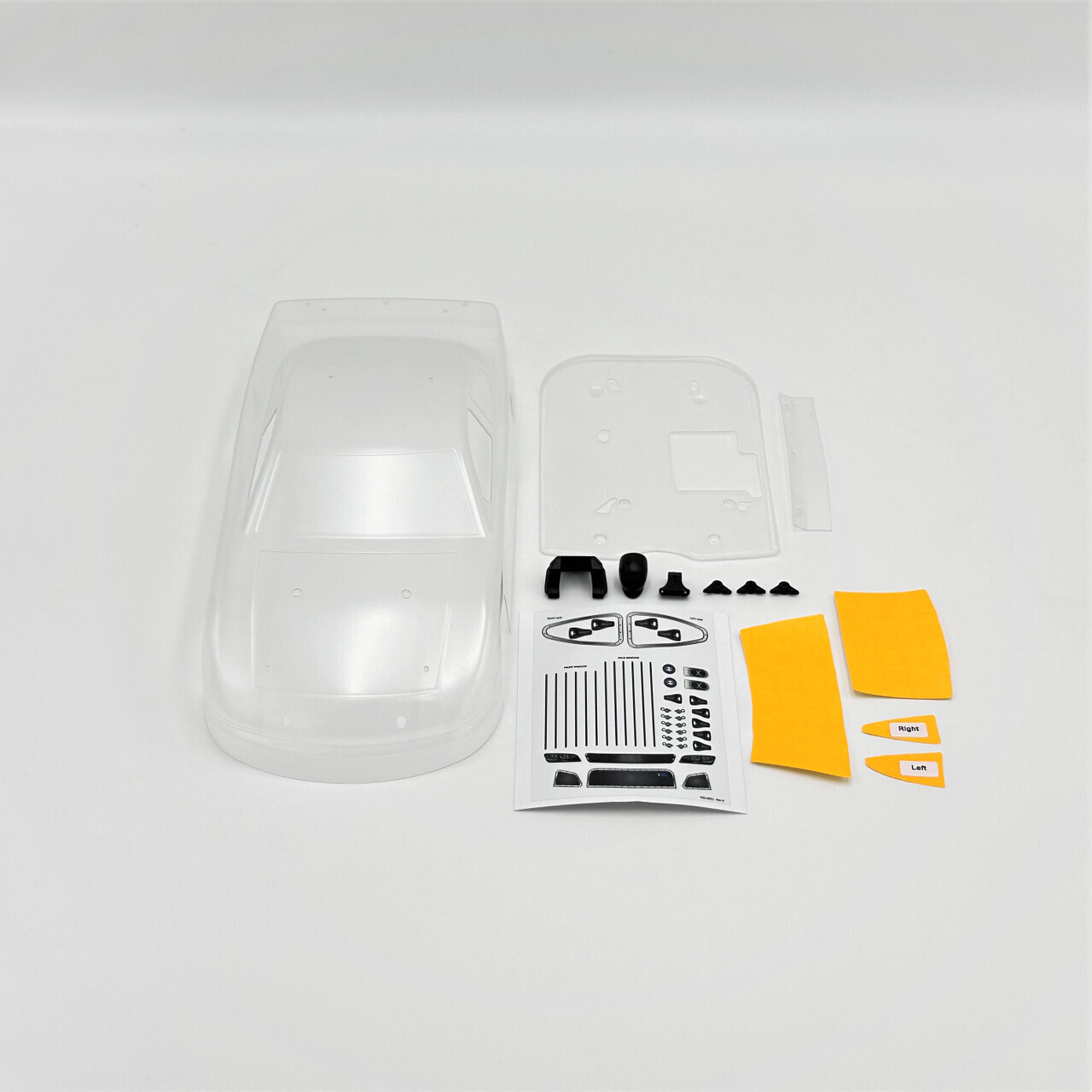 1RC Body Set, Clear, 1/18 Asphalt LM 6059