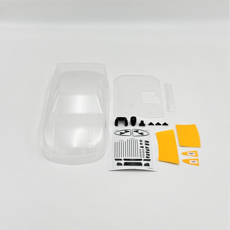 1RC Body Set, Clear, 1/18 Asphalt LM 6059