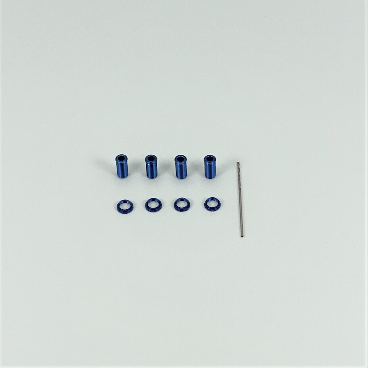 1RC Threaded Alum Shock Body Set, Blue, 18th Scale (4) 5007