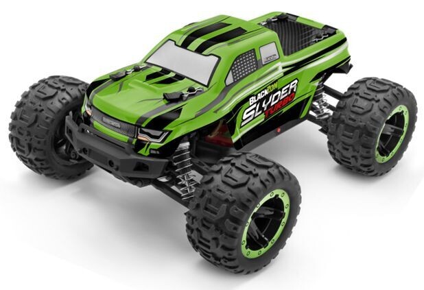 BlackZon Slyder MT Turbo 1/16 4WD RTR 2S Brushless - Green BZN540200
