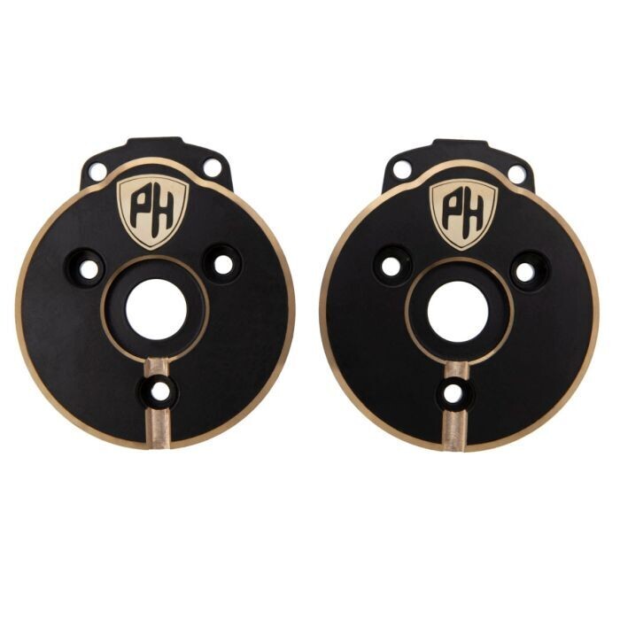 Powerhobby Brass Front Axle Portal Covers PHB6024