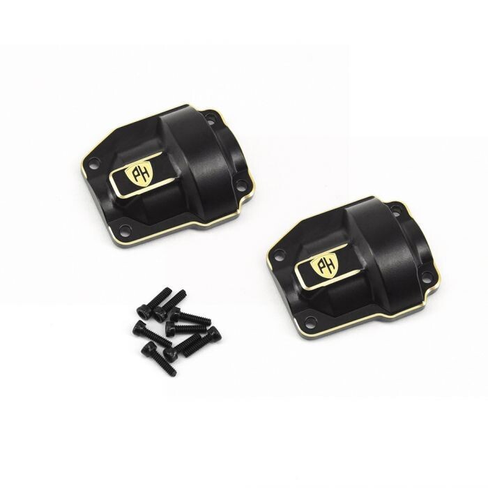 Powerhobby Brass Axle Covers Front &amp; Rear FOR Furitek FX118 PHB6036